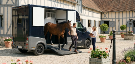 Transporteur professionnel équin