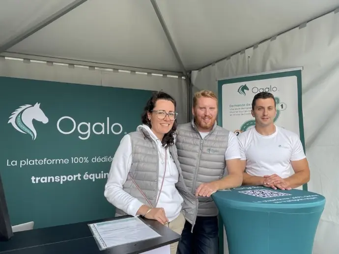 Ogalo est la plateforme dédiée au transport équin professionnel